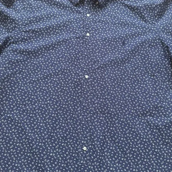 Ralph Lauren Mens Shirt size XXL Blue Floral Short Sleeve - Picture 2 of 4